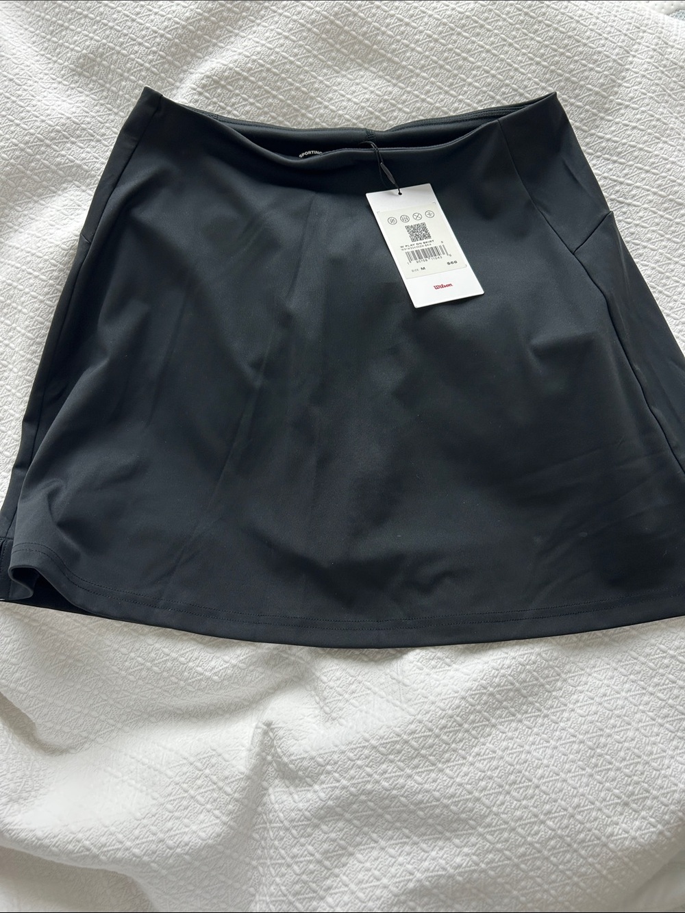 NWT Wilson Black Play On Athletic Skirt!